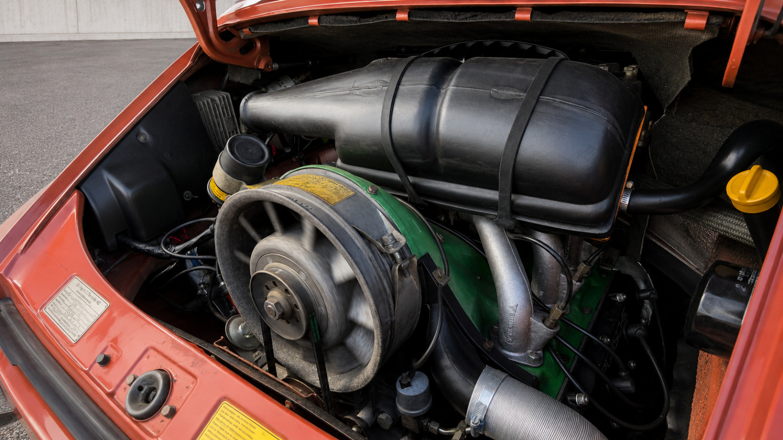 Kobber Porsche 911 fra 1974