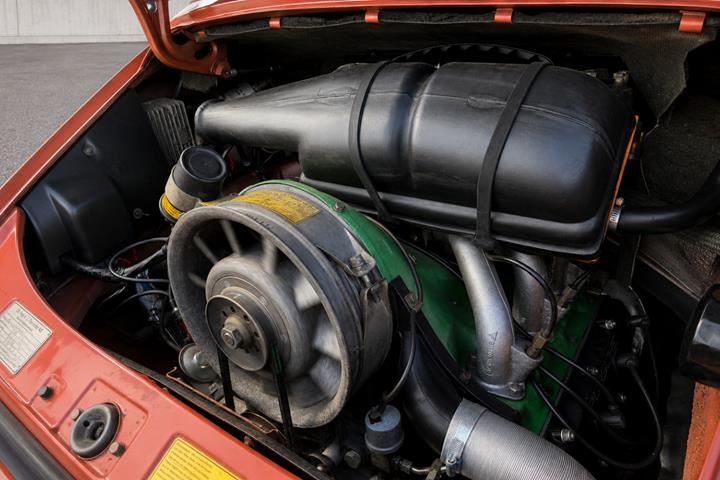 Kobber Porsche 911 fra 1974
