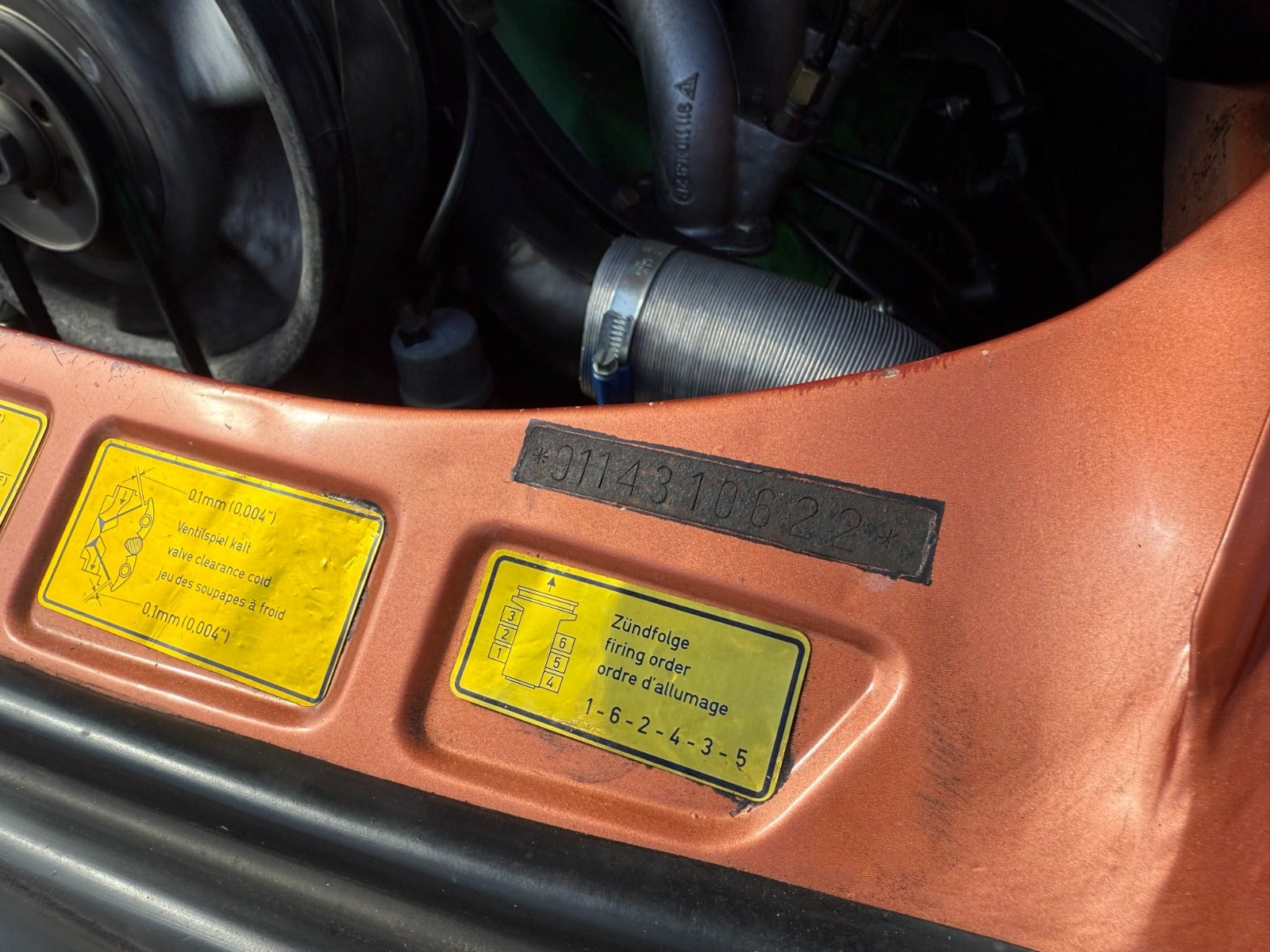 Kobber Porsche 911 fra 1974
