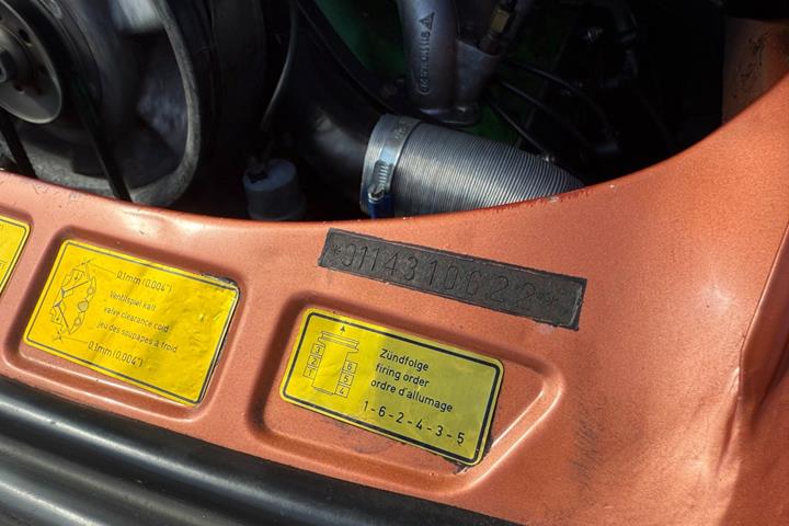 Kobber Porsche 911 fra 1974