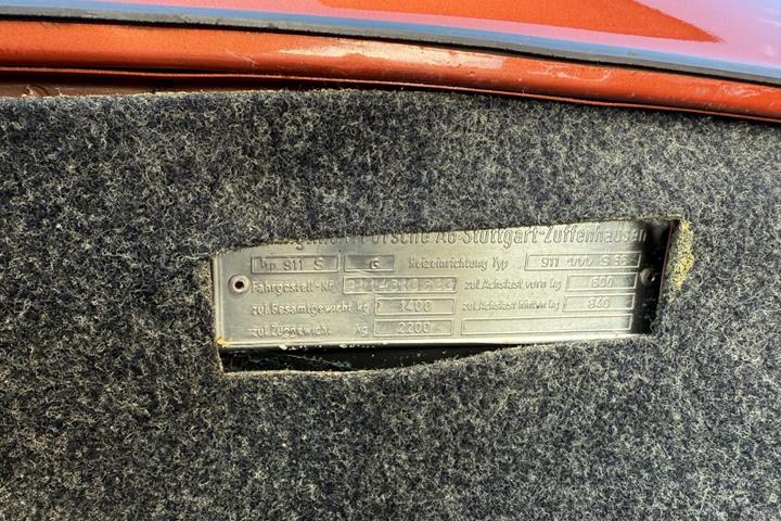 Kobber Porsche 911 fra 1974