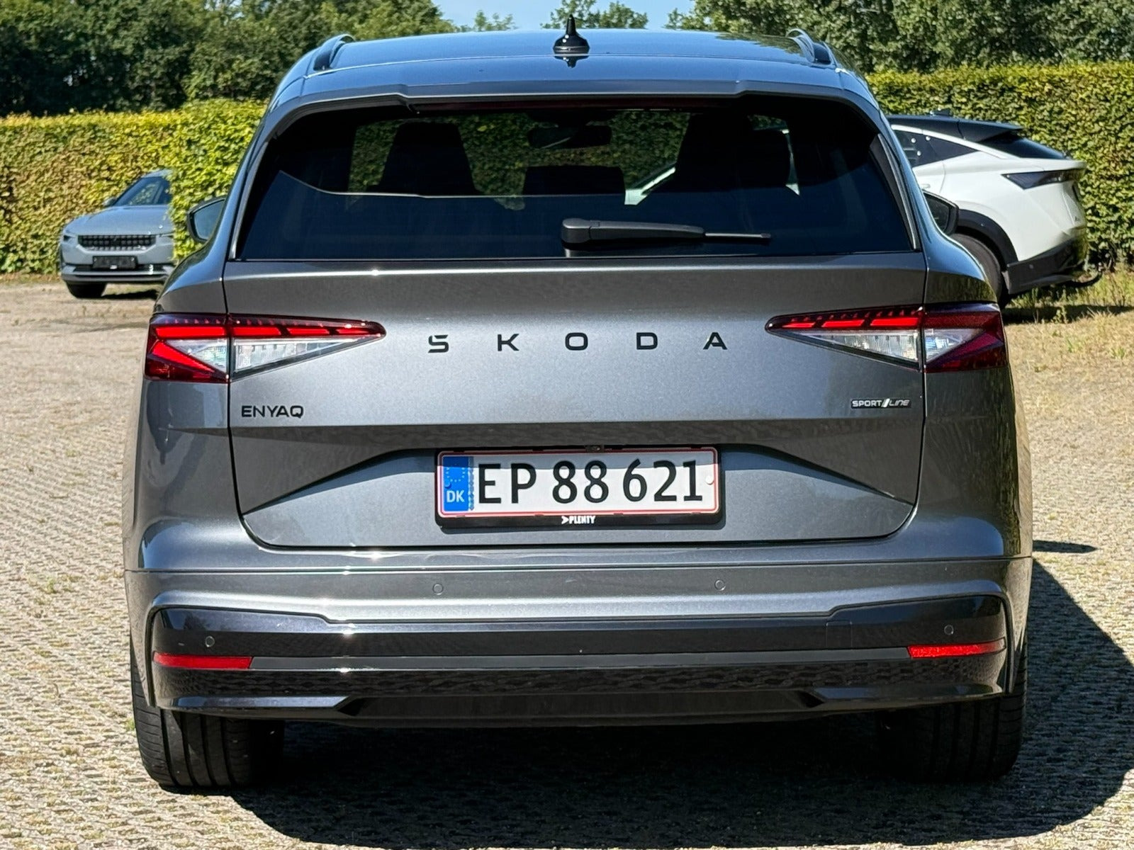 Grå Skoda Enyaq fra 2026