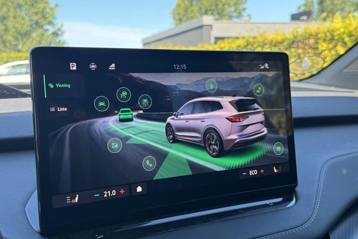 Grå Skoda Enyaq fra 2026
