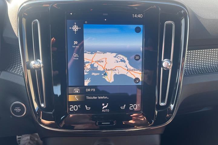 Sort Volvo XC40 fra 2021