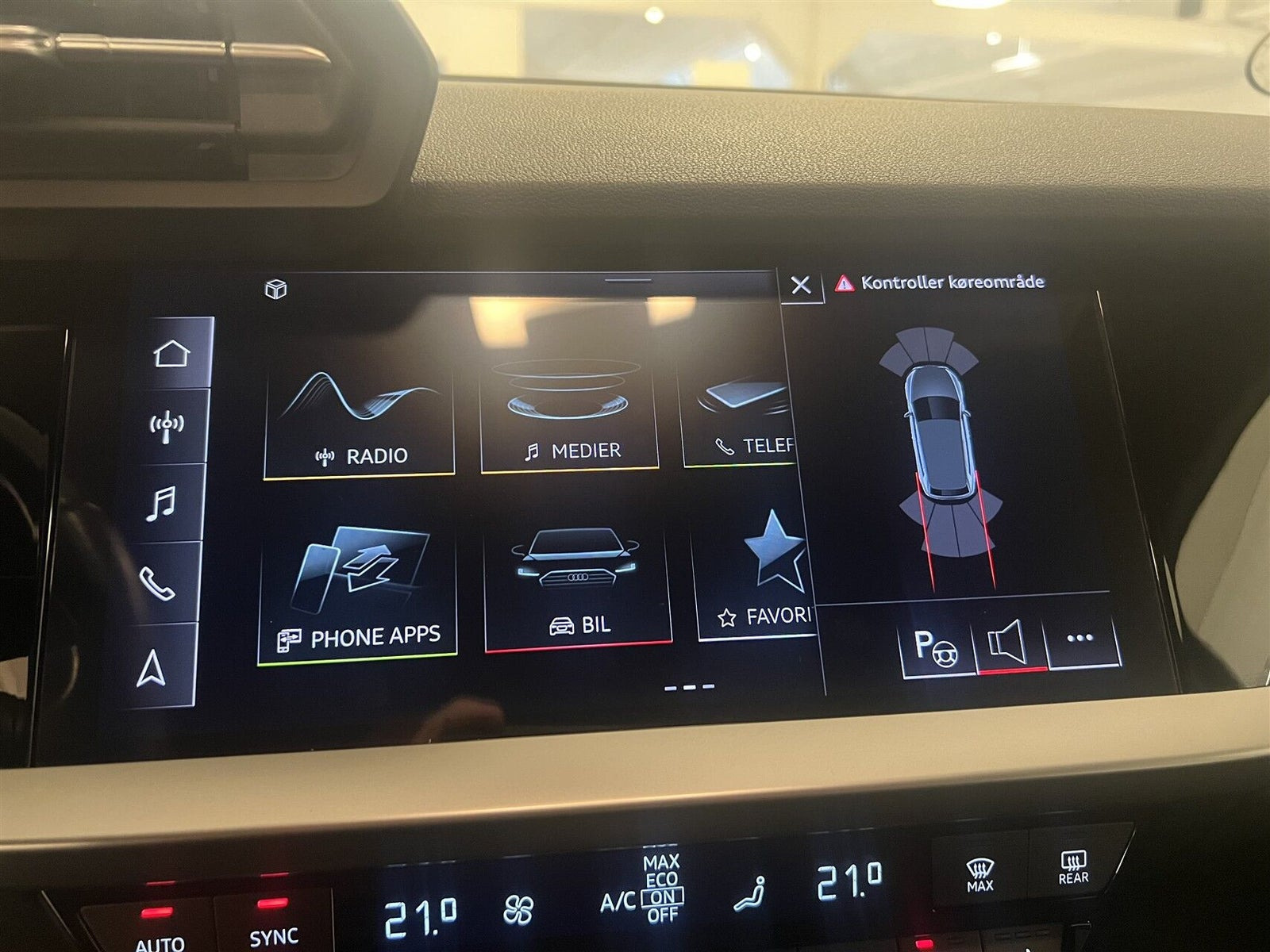 Sort Audi A3 fra 2021