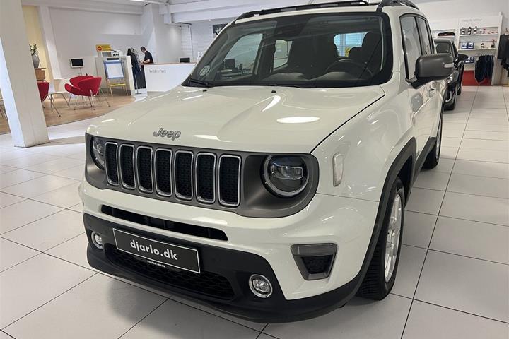 Hvid Jeep Renegade fra 2019