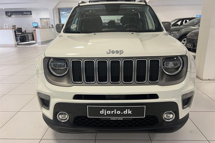 Hvid Jeep Renegade fra 2019