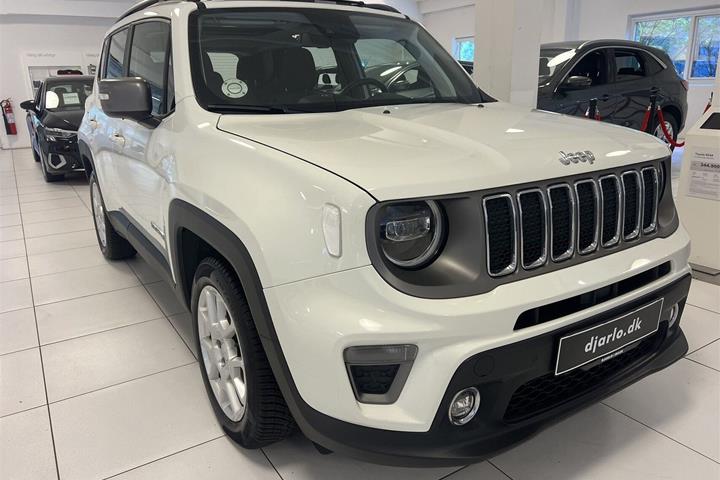 Hvid Jeep Renegade fra 2019