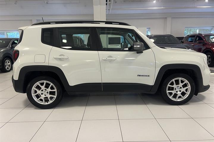 Hvid Jeep Renegade fra 2019