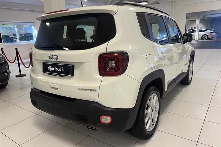 Hvid Jeep Renegade fra 2019