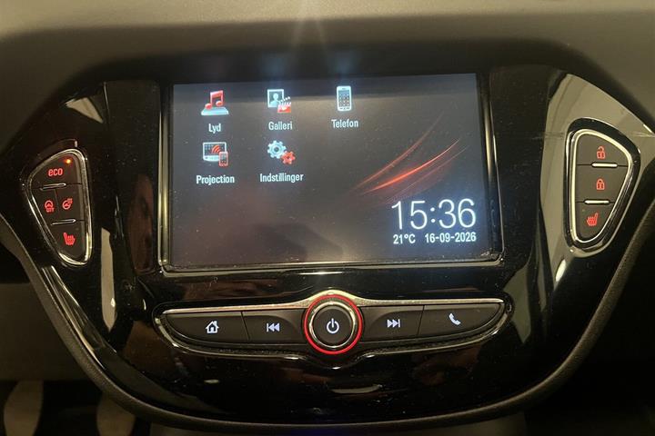 Sort Opel Corsa fra 2018