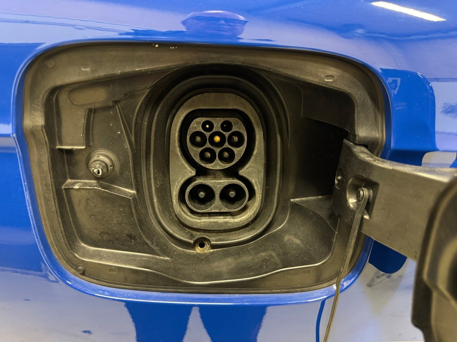 Blå Skoda Enyaq fra 2021