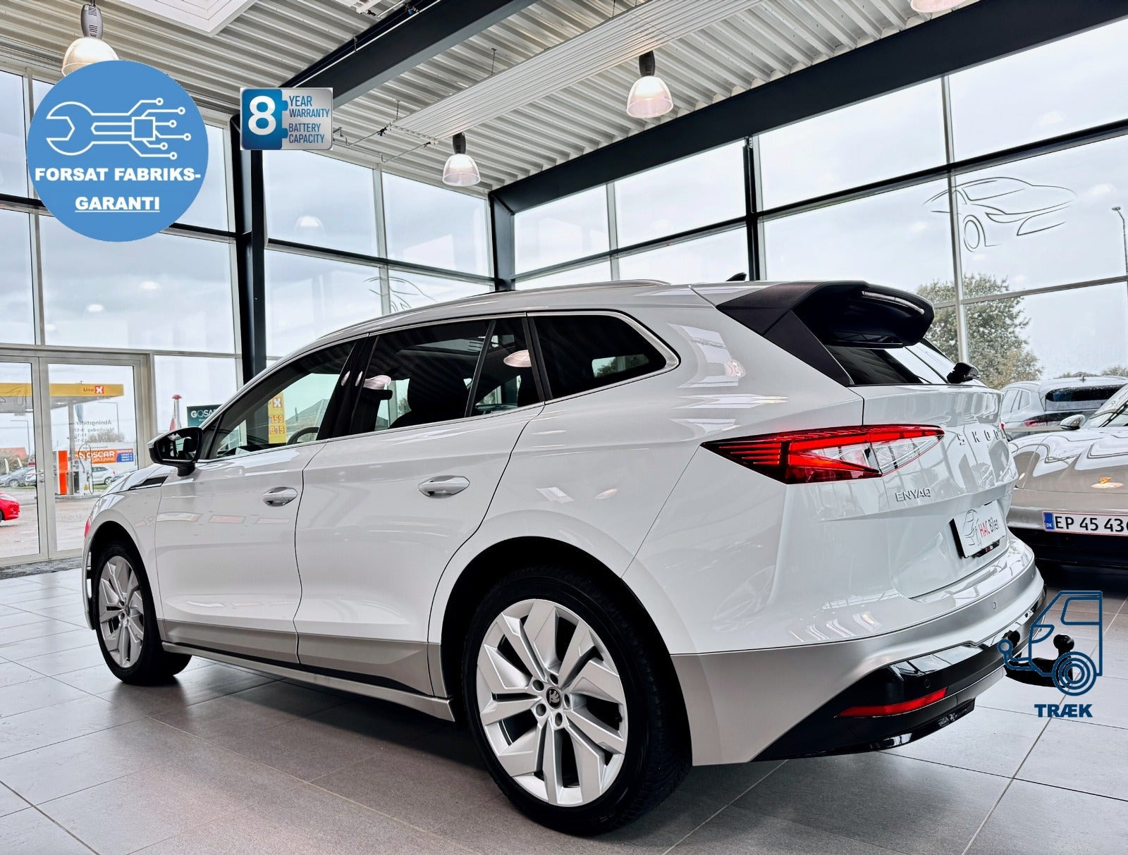 Hvid Skoda Enyaq fra 2026