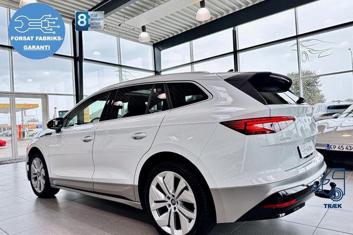 Hvid Skoda Enyaq fra 2026