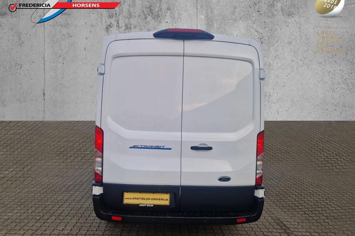 Hvid Ford E-Transit 350 L3 Van fra 2024