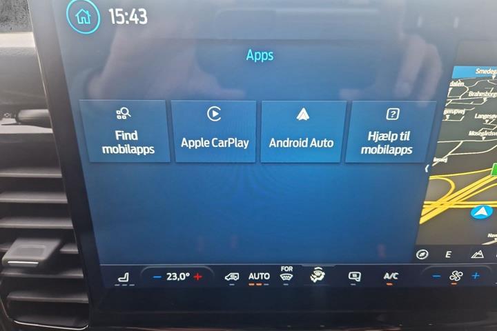 Hvid Ford E-Transit 350 L3 Van fra 2024
