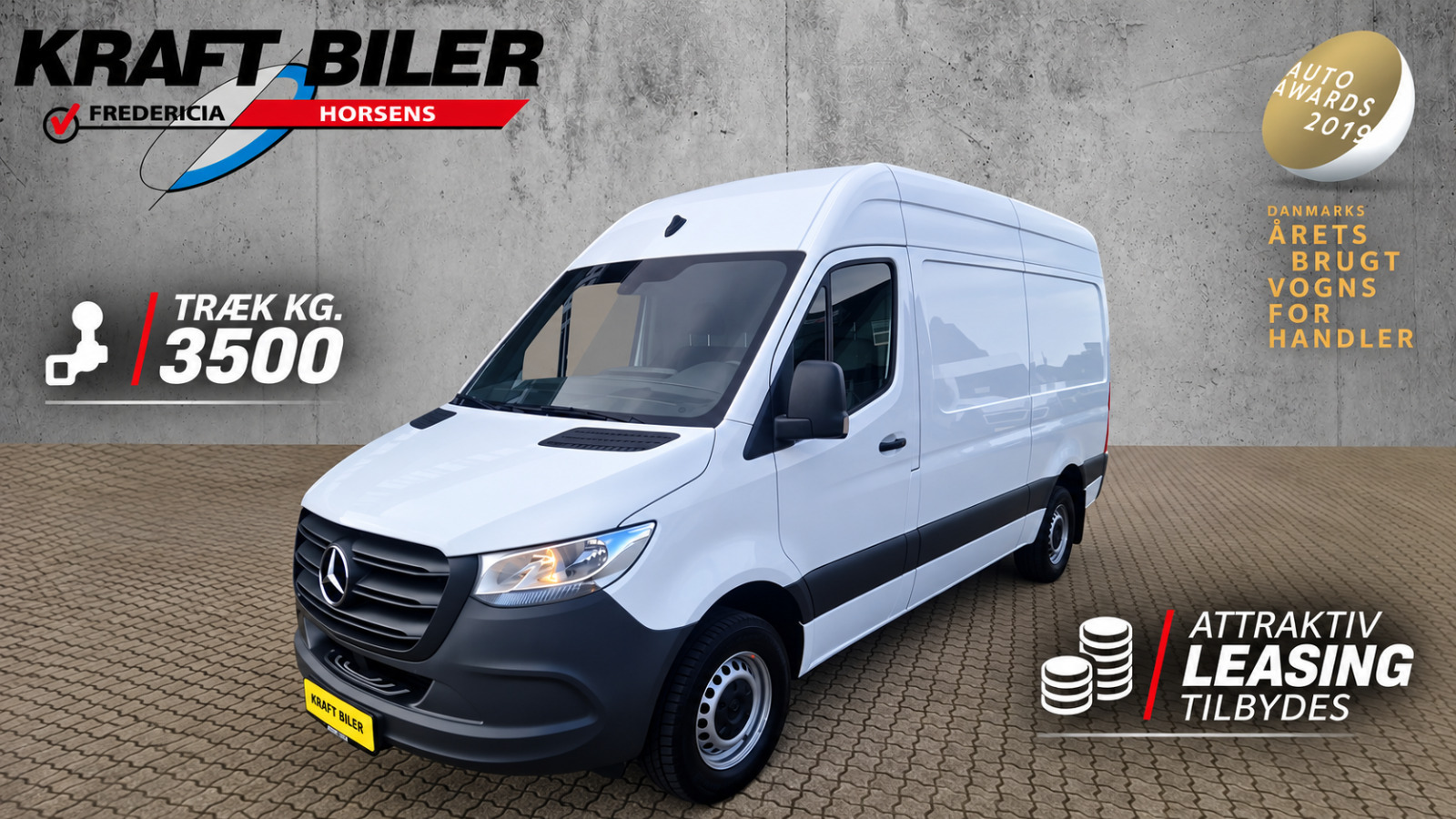 Mercedes Sprinter 317 2,0 CDi A2 Kassevogn aut. RWD