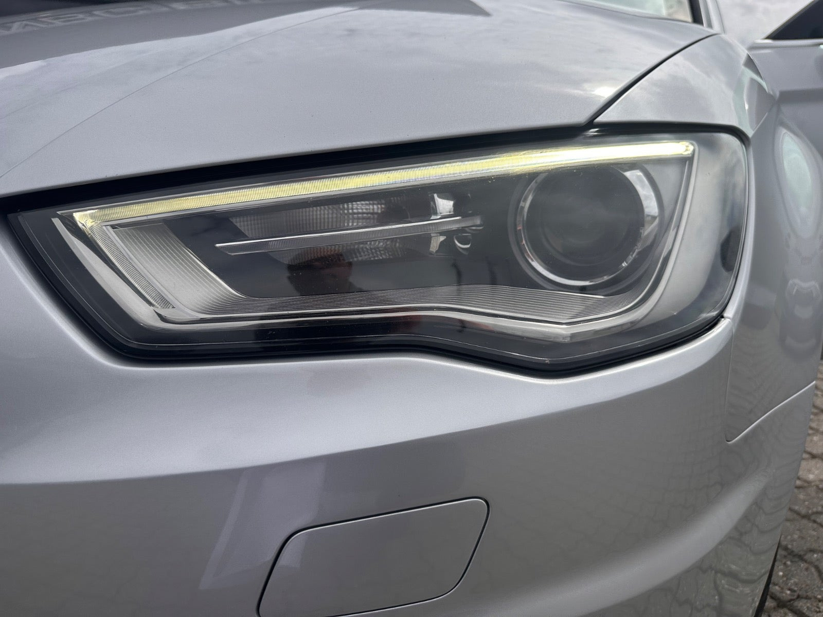 Sølv Audi A3 fra 2014