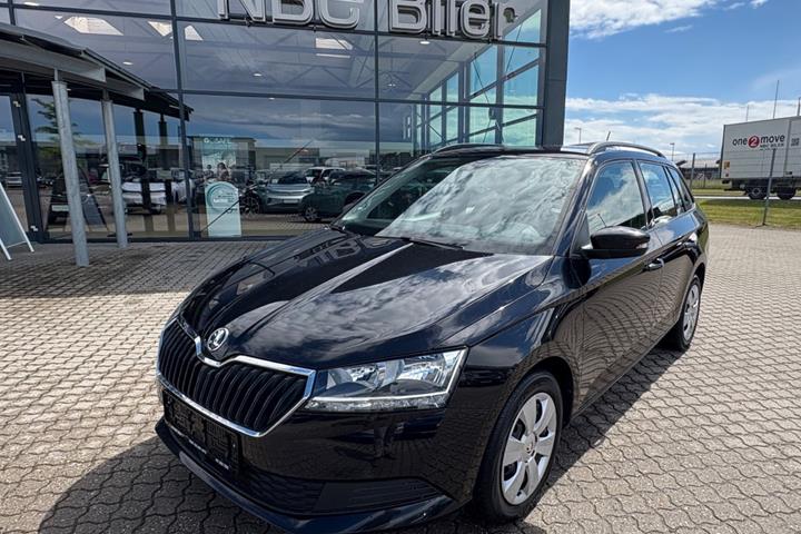 Sort Skoda Fabia fra 2019