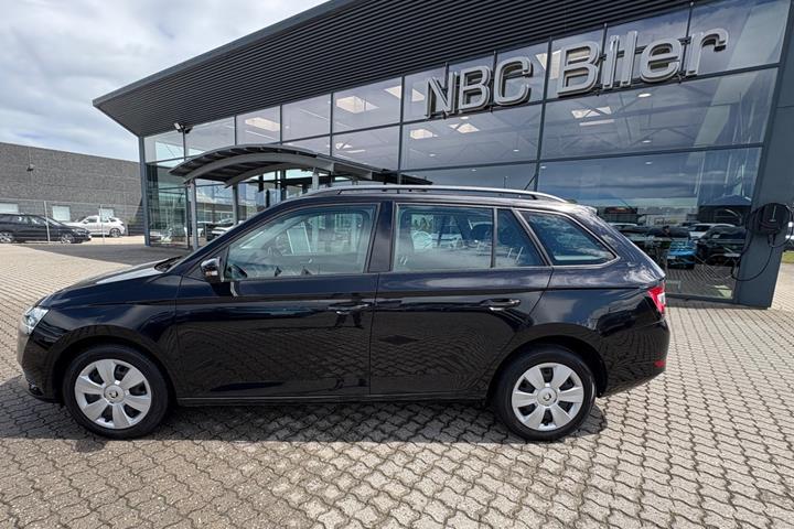 Sort Skoda Fabia fra 2019