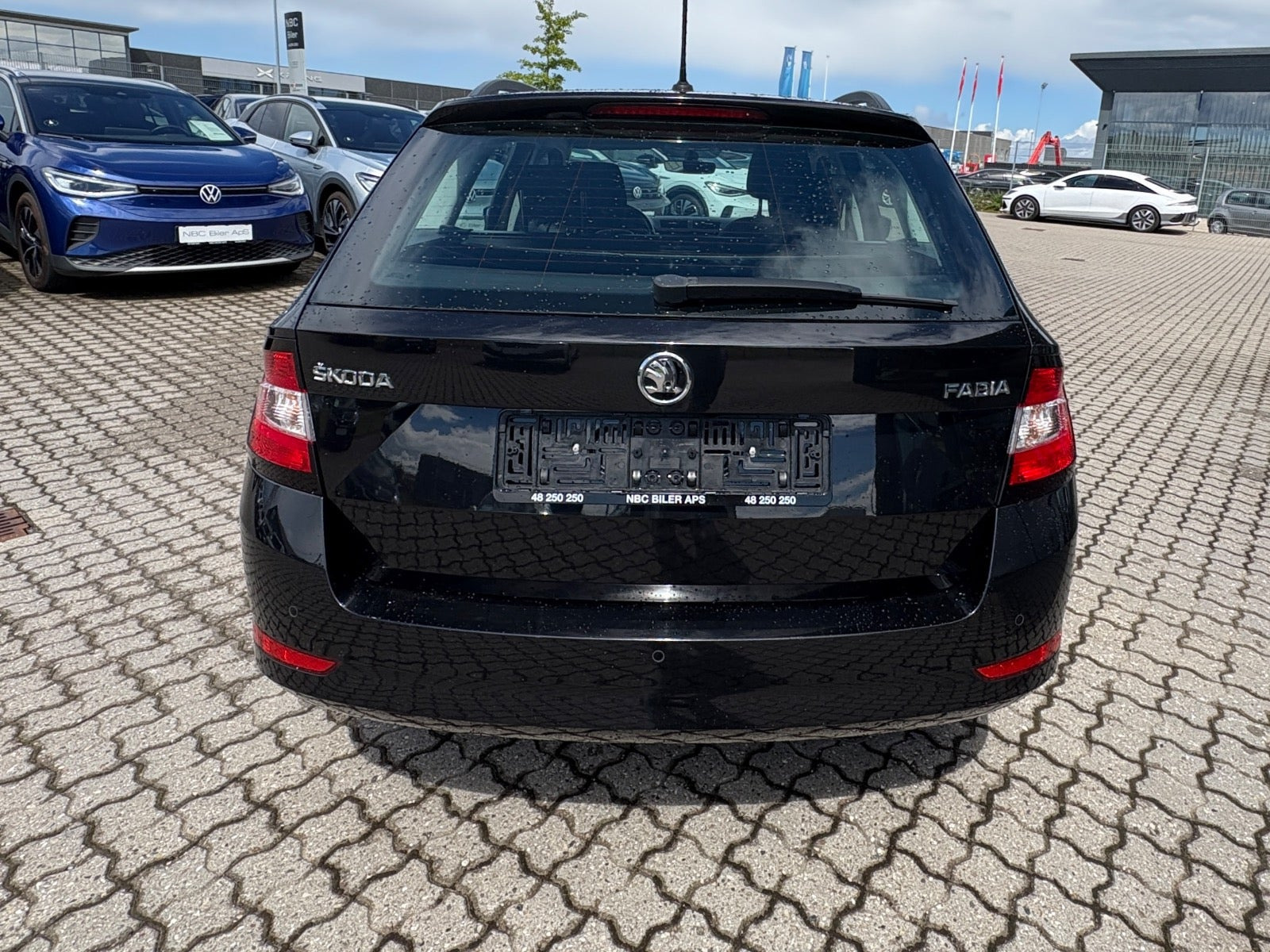 Sort Skoda Fabia fra 2019