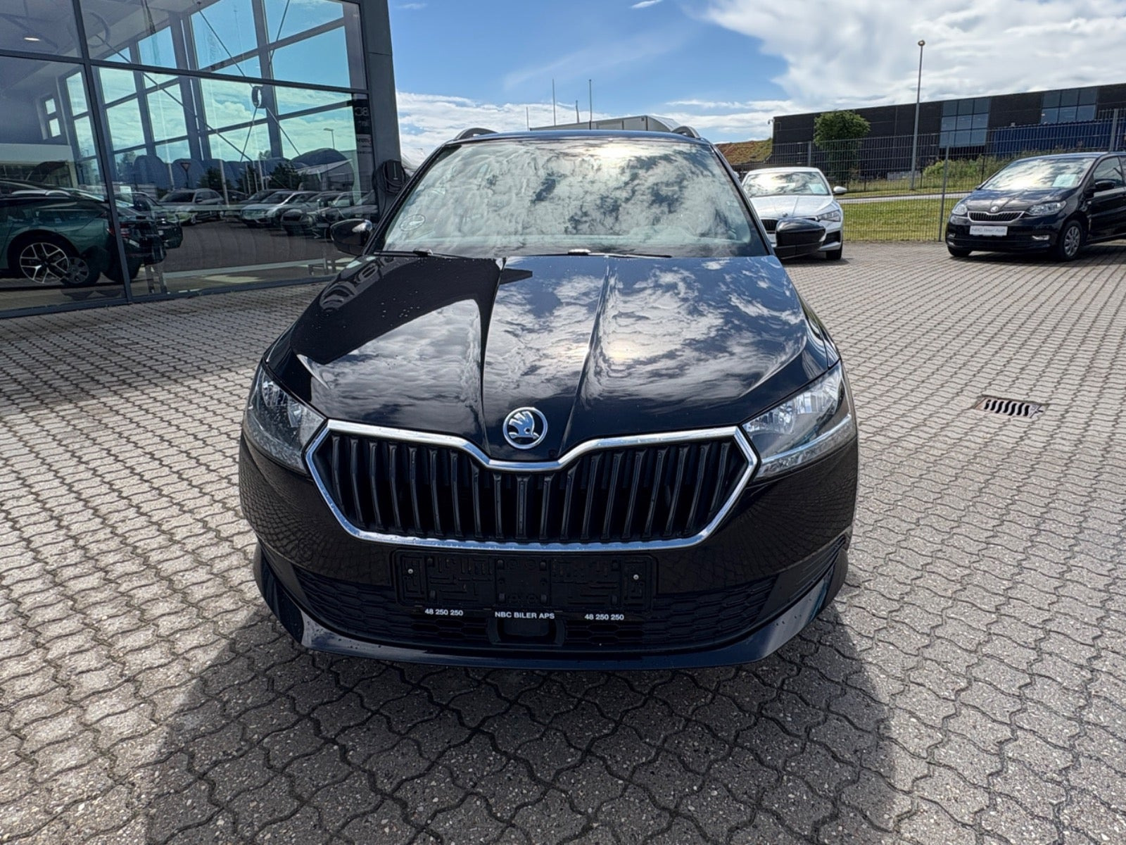 Sort Skoda Fabia fra 2019