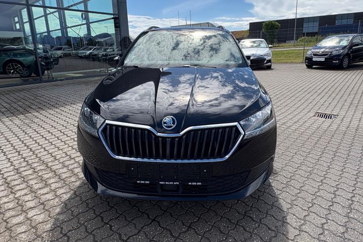 Sort Skoda Fabia fra 2019