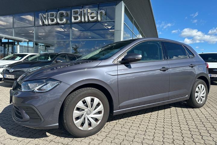 Grå VW Polo fra 2023
