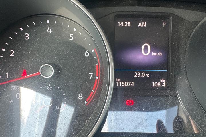 Grå VW Tiguan fra 2018