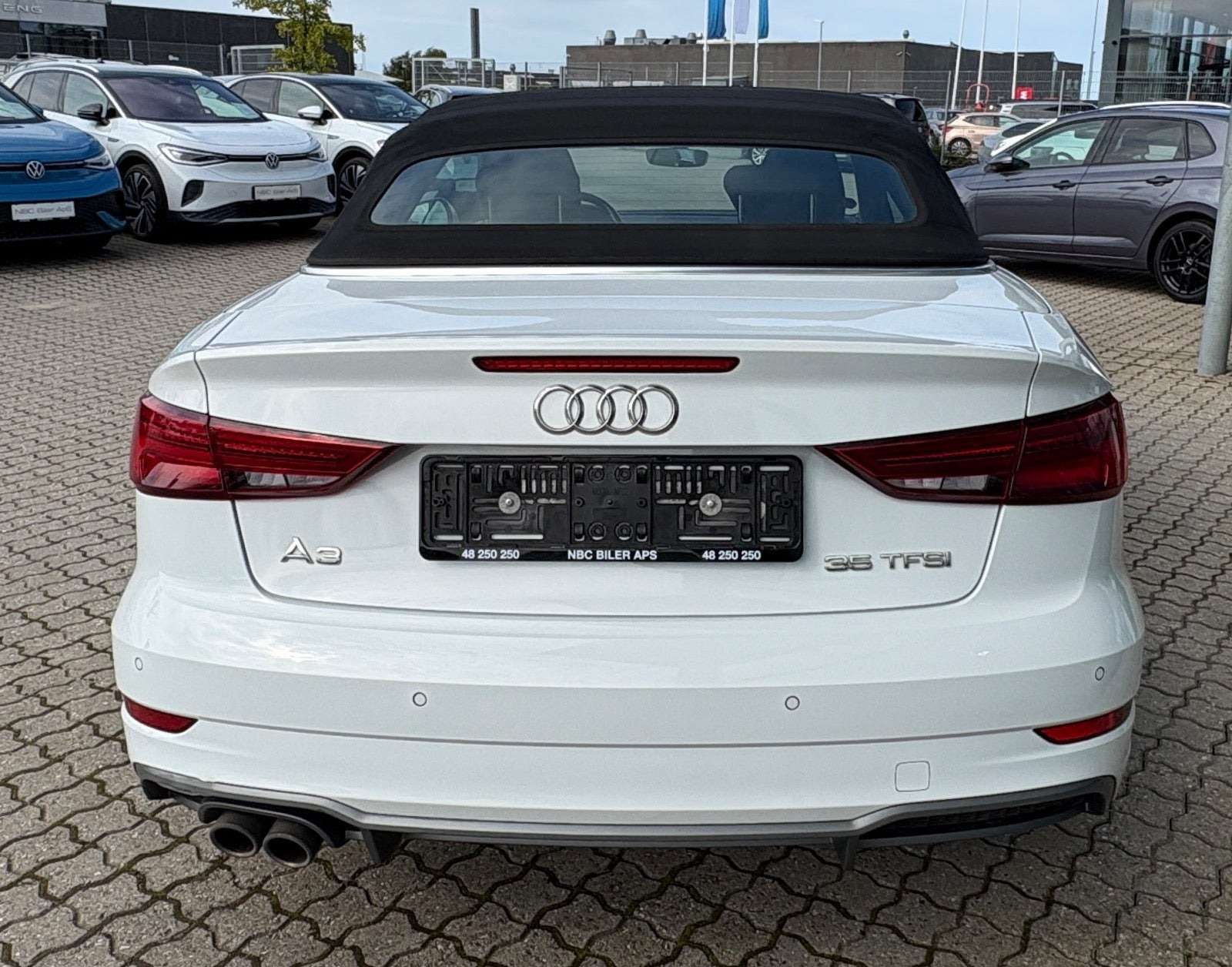 Hvid Audi A3 fra 2020