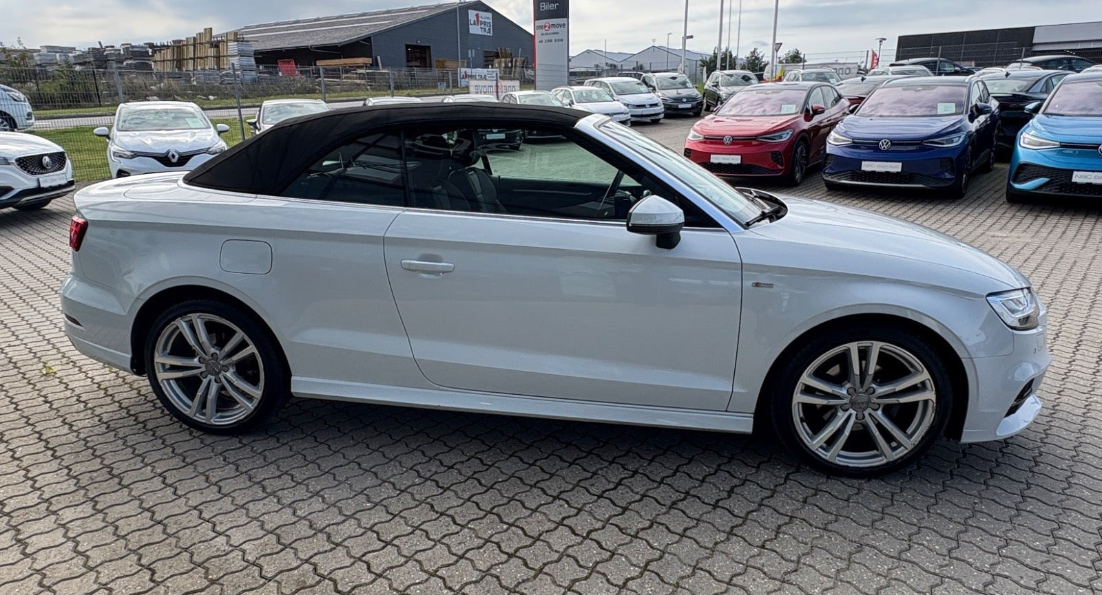 Hvid Audi A3 fra 2020