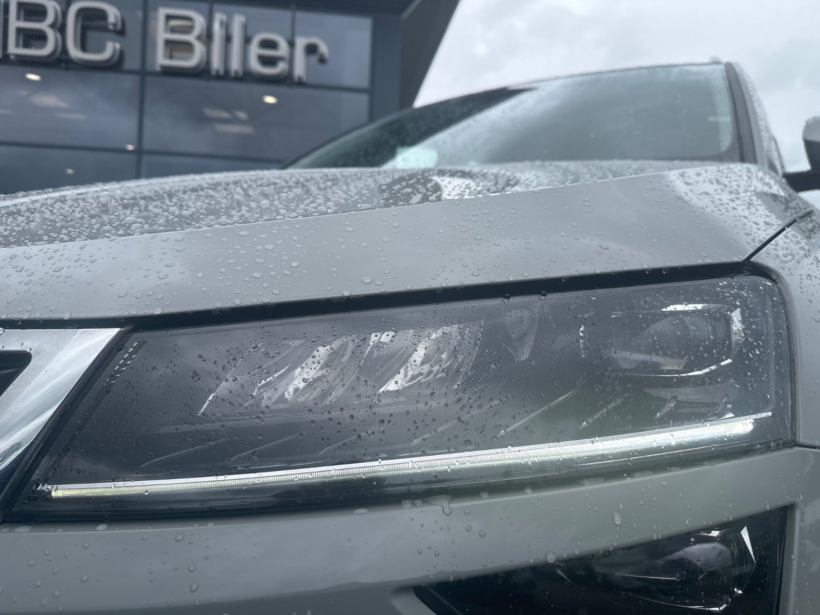 Grå Skoda Karoq fra 2019