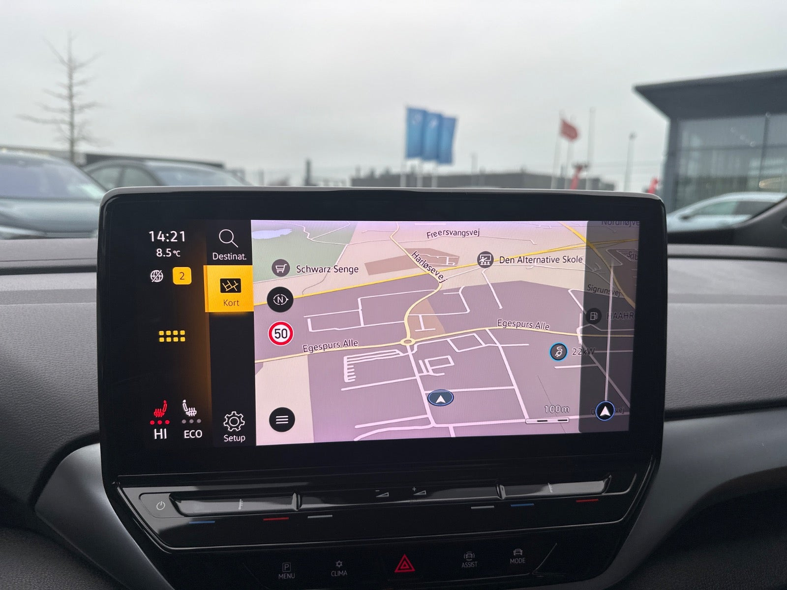 Hvid VW ID.4 fra 2021