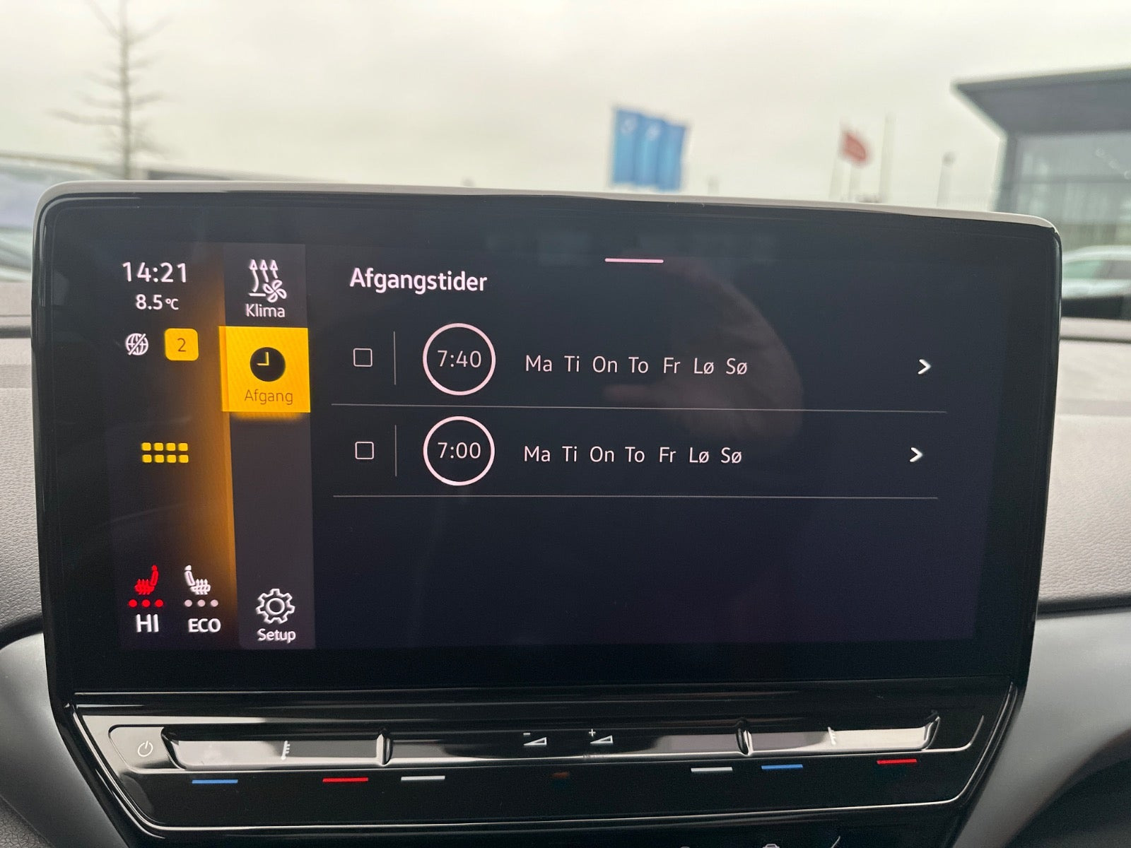 Hvid VW ID.4 fra 2021