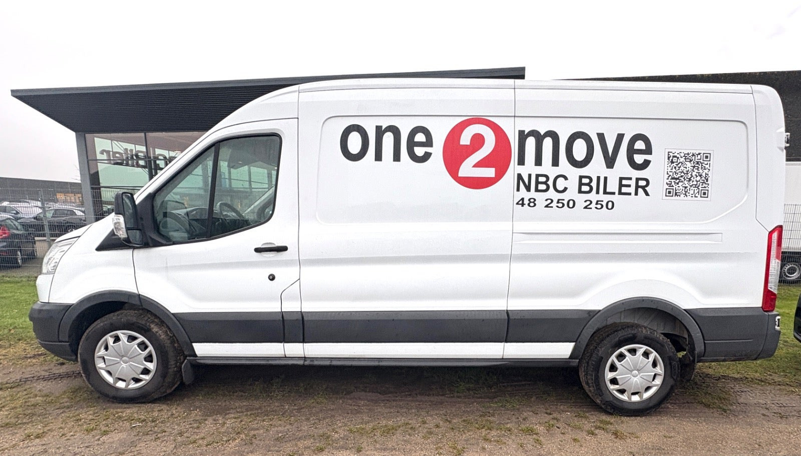 Hvid Ford Transit Custom 310 L2 fra 2018