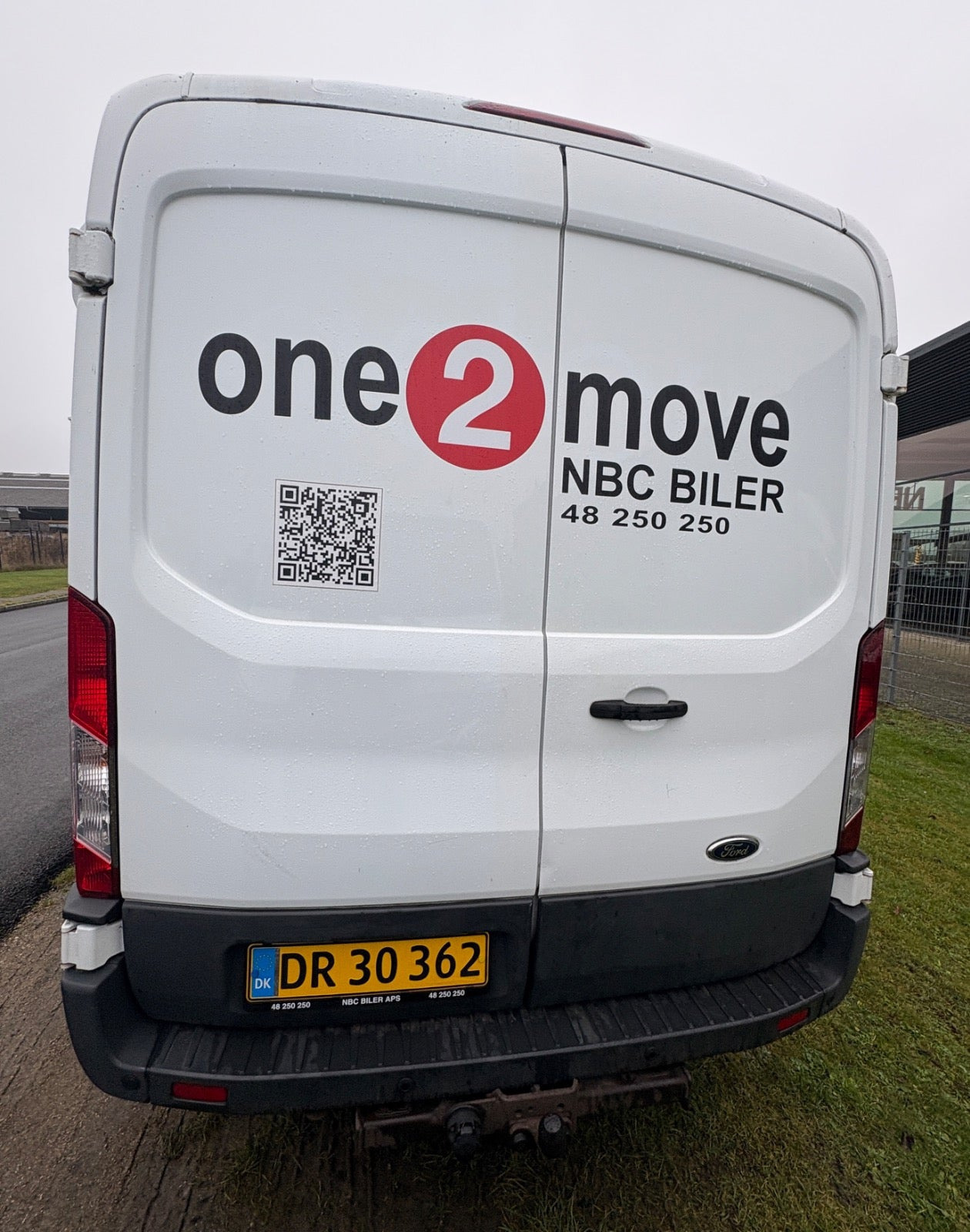 Hvid Ford Transit Custom 310 L2 fra 2018