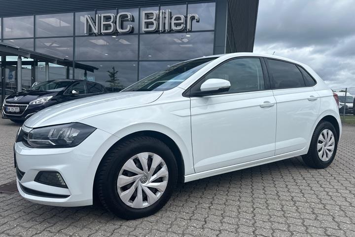 Hvid VW Polo fra 2019