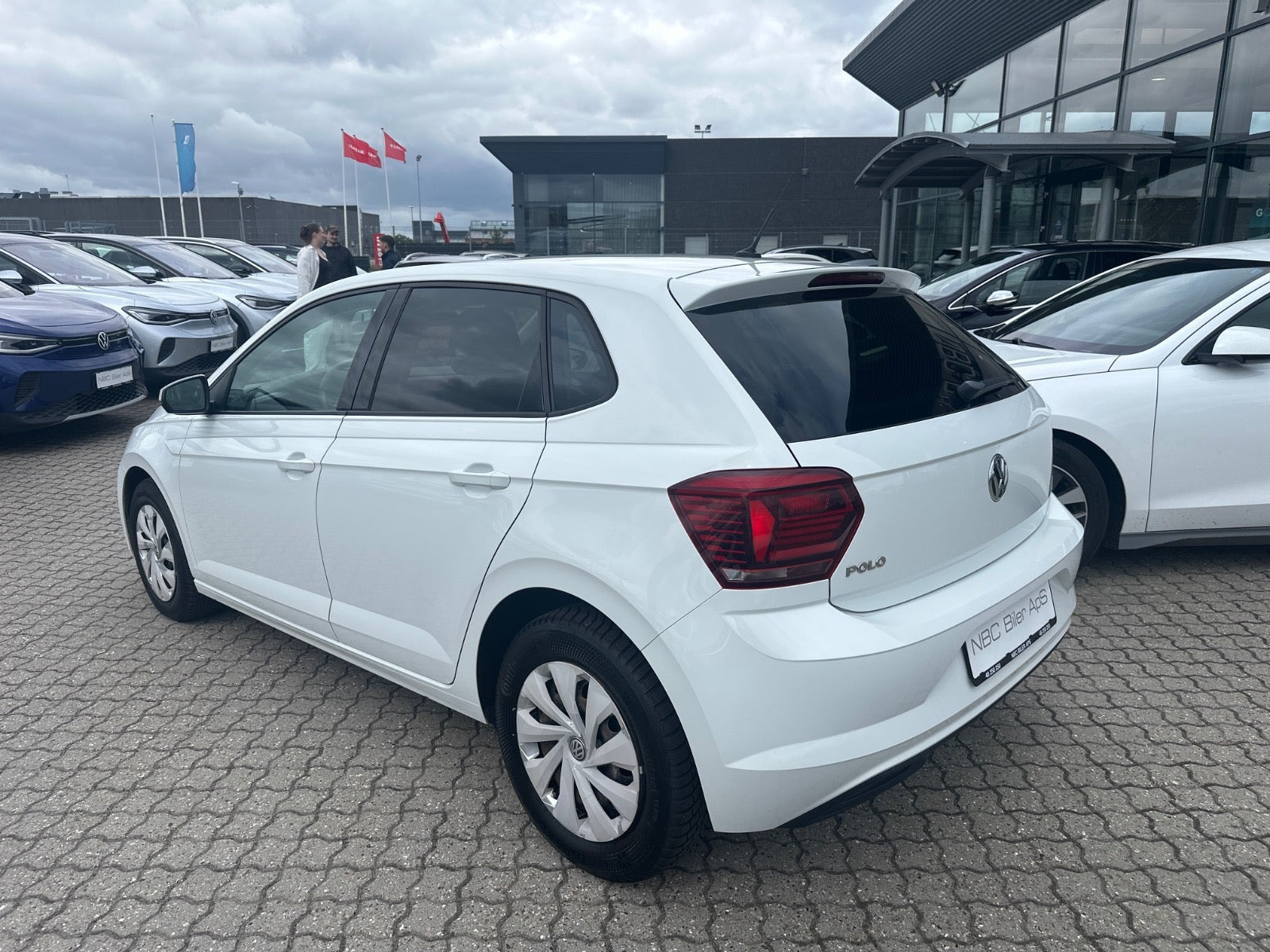 Hvid VW Polo fra 2019