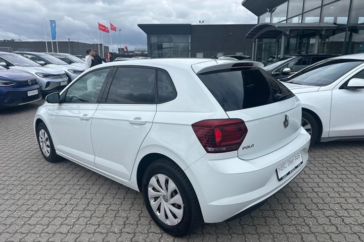 Hvid VW Polo fra 2019