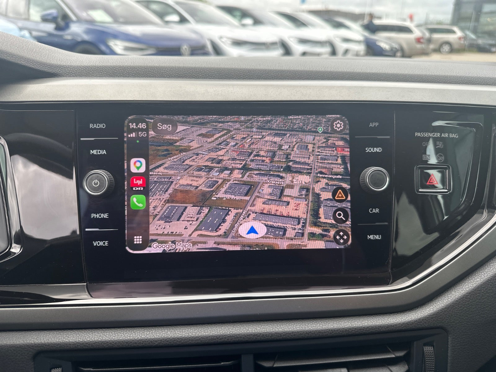 Hvid VW Polo fra 2019