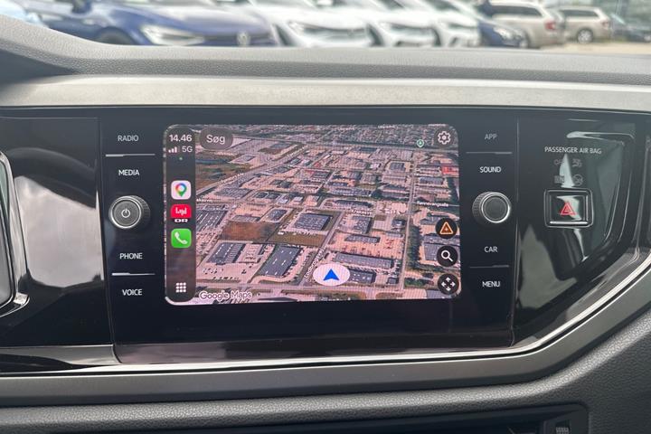 Hvid VW Polo fra 2019