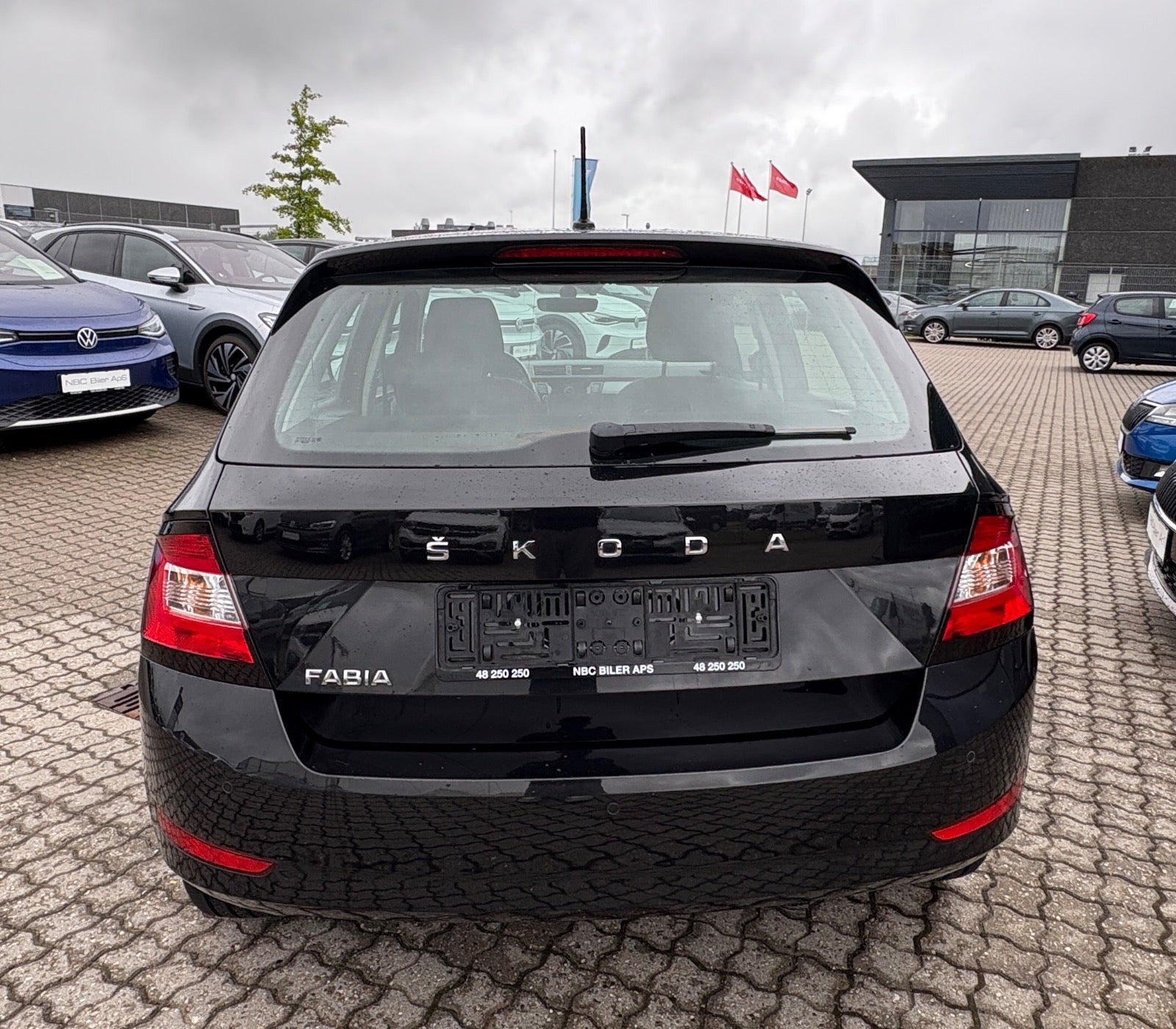 Sort Skoda Fabia fra 2020