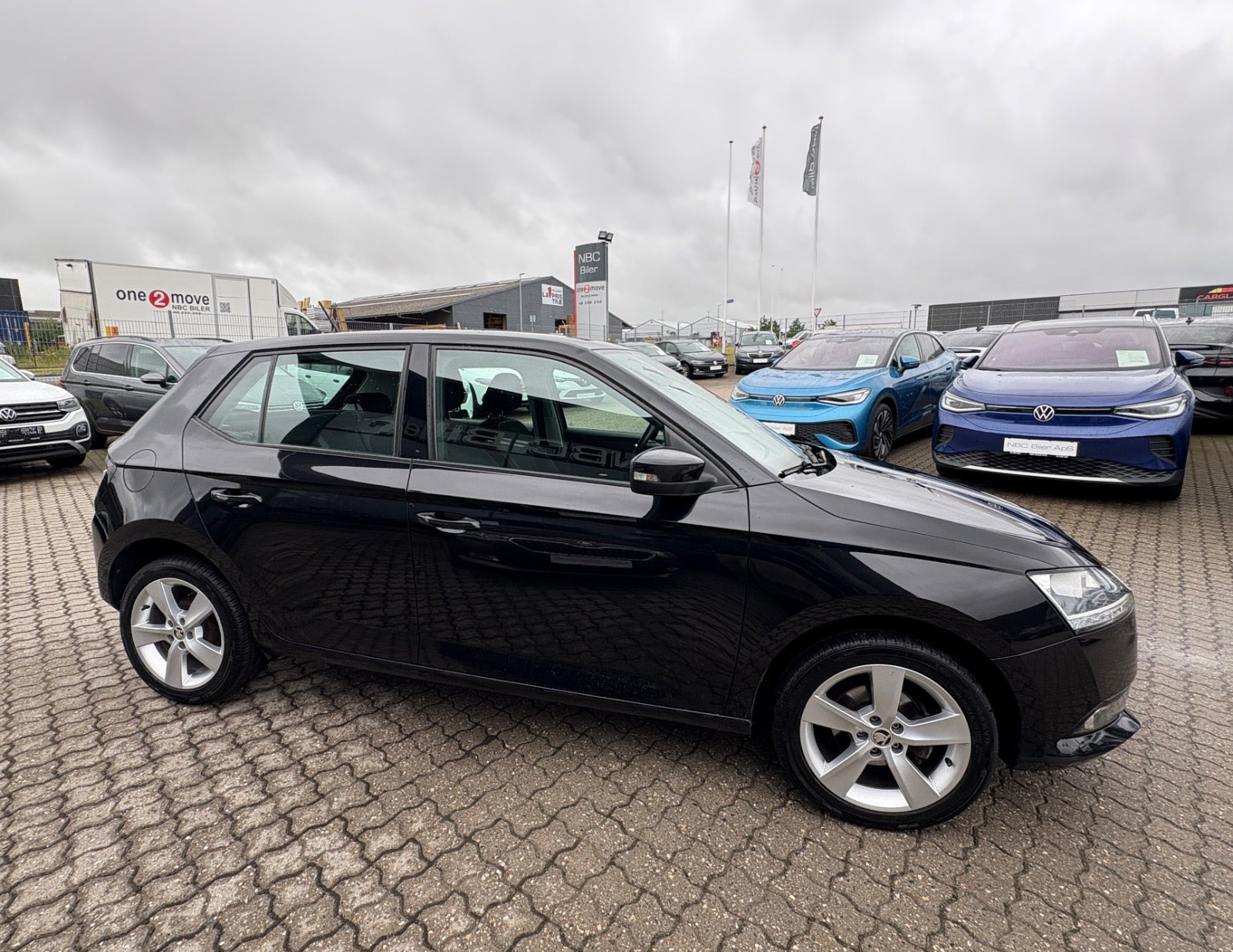 Sort Skoda Fabia fra 2020