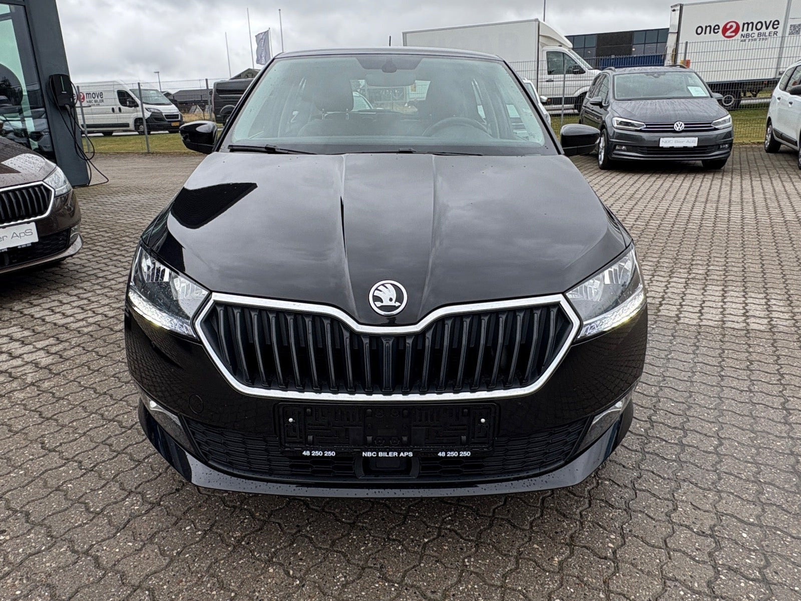 Sort Skoda Fabia fra 2020