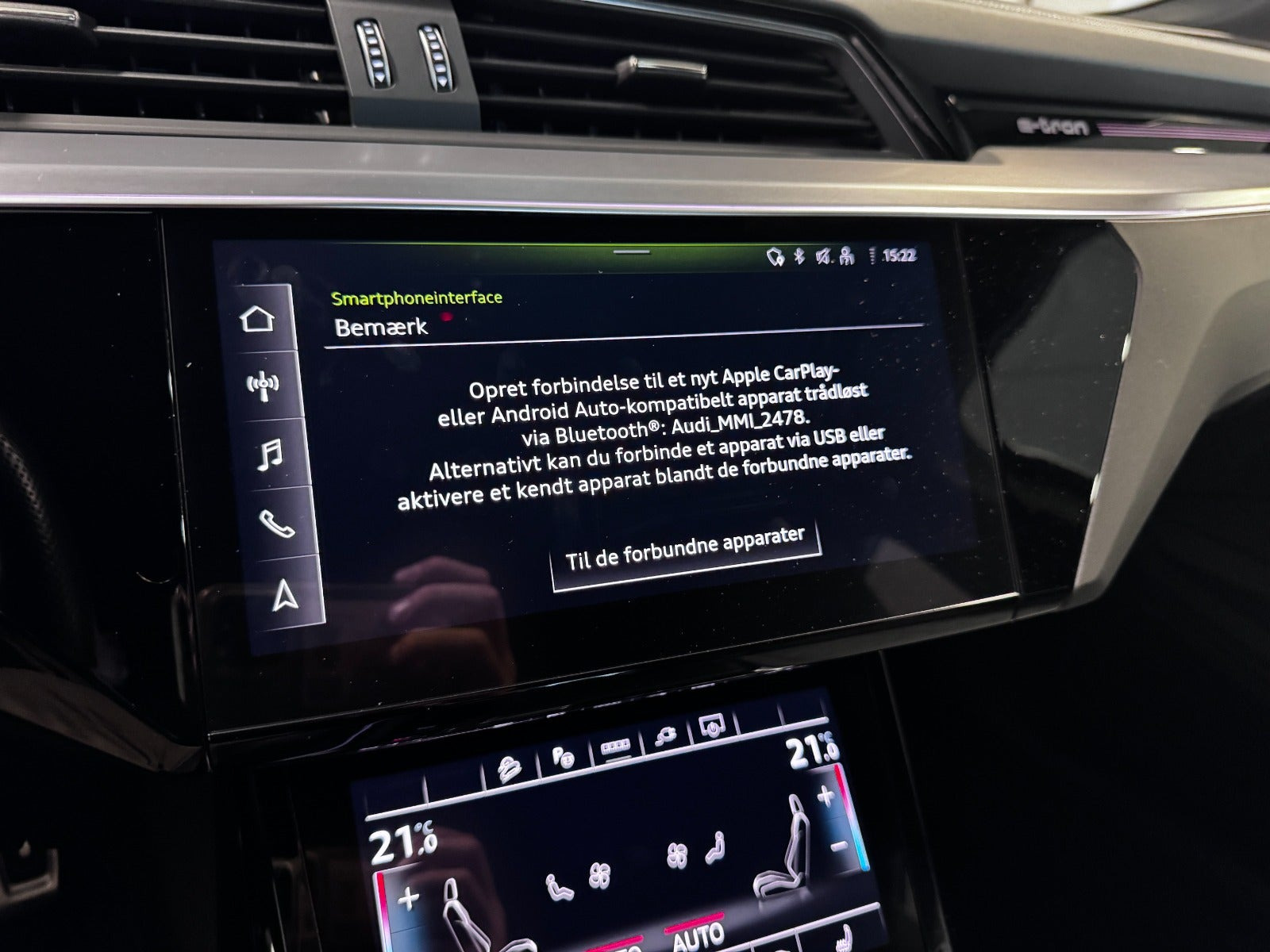 Brun Audi Q8 e-tron fra 2024