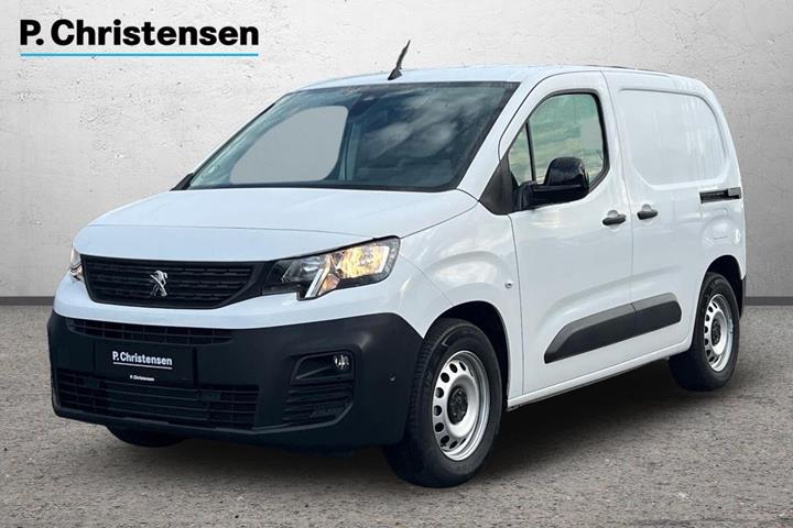 Hvid Peugeot e-Partner fra 2024
