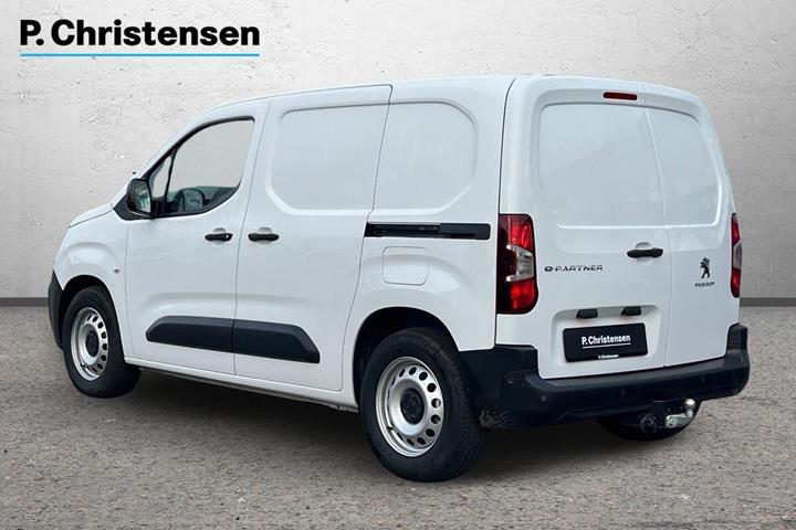 Hvid Peugeot e-Partner fra 2024