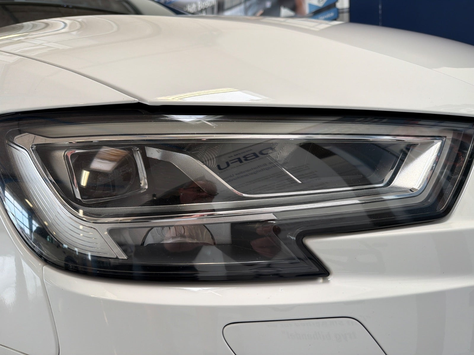 Hvid Audi A3 fra 2017