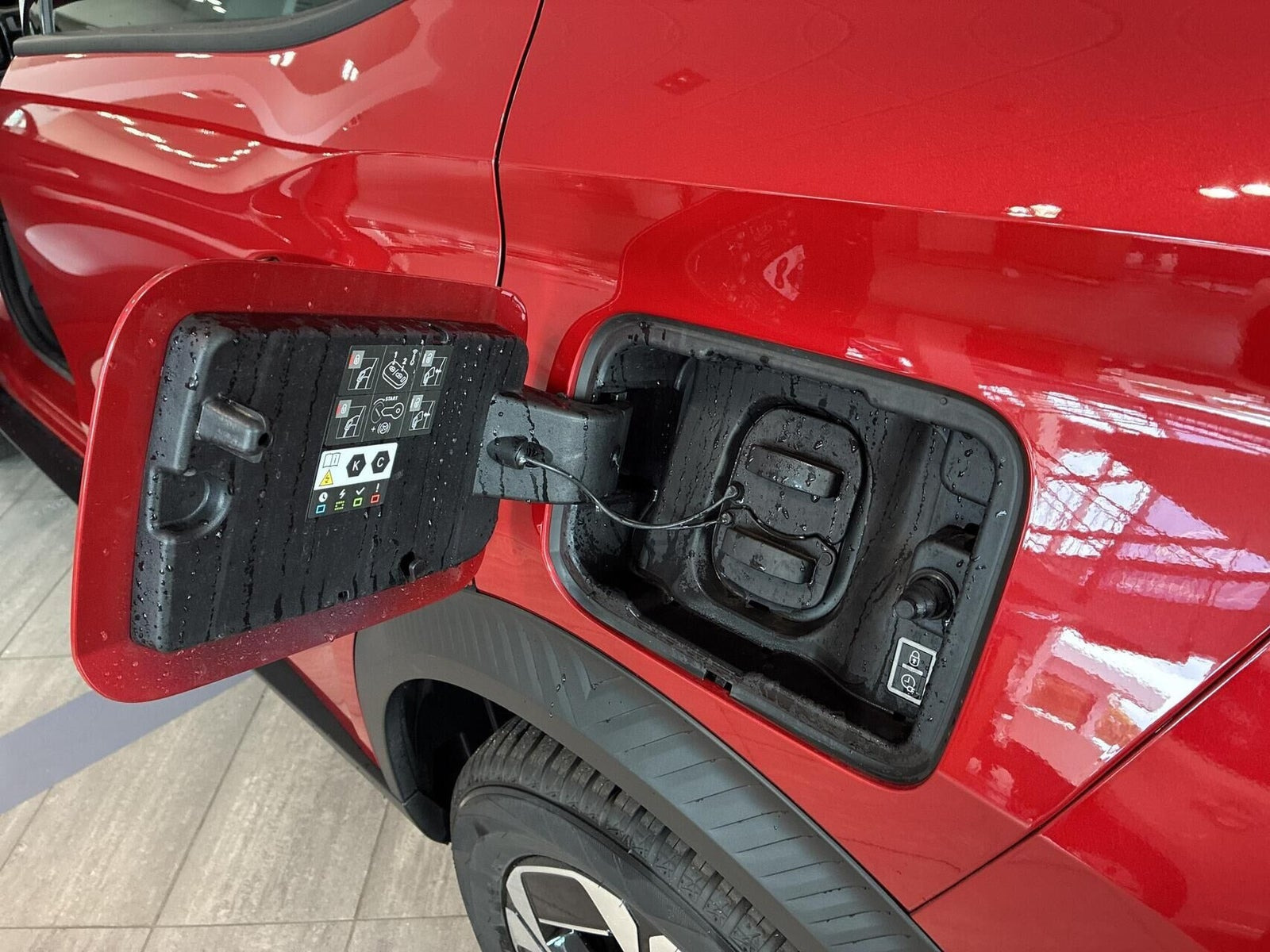 Rød Citroën e-C3 Aircross fra 2025