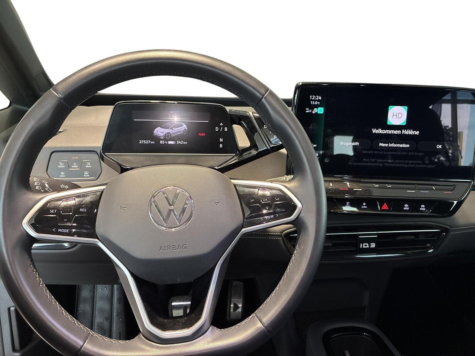Hvid VW ID.3 fra 2024